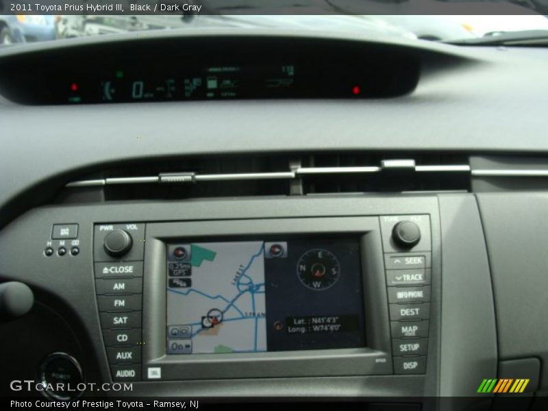 Black / Dark Gray 2011 Toyota Prius Hybrid III