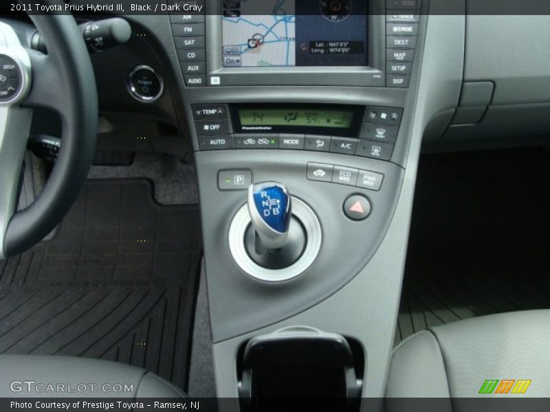 Black / Dark Gray 2011 Toyota Prius Hybrid III