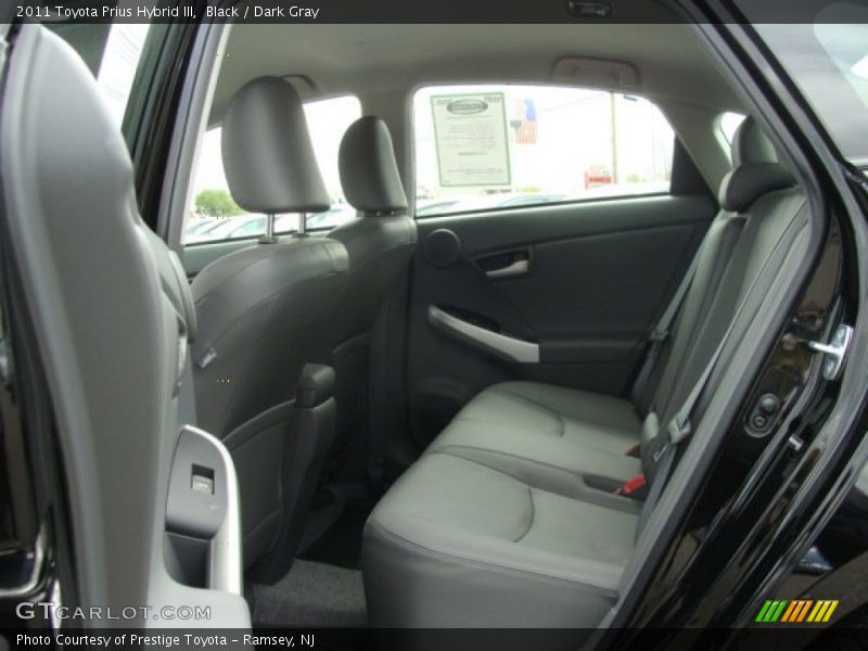 Black / Dark Gray 2011 Toyota Prius Hybrid III
