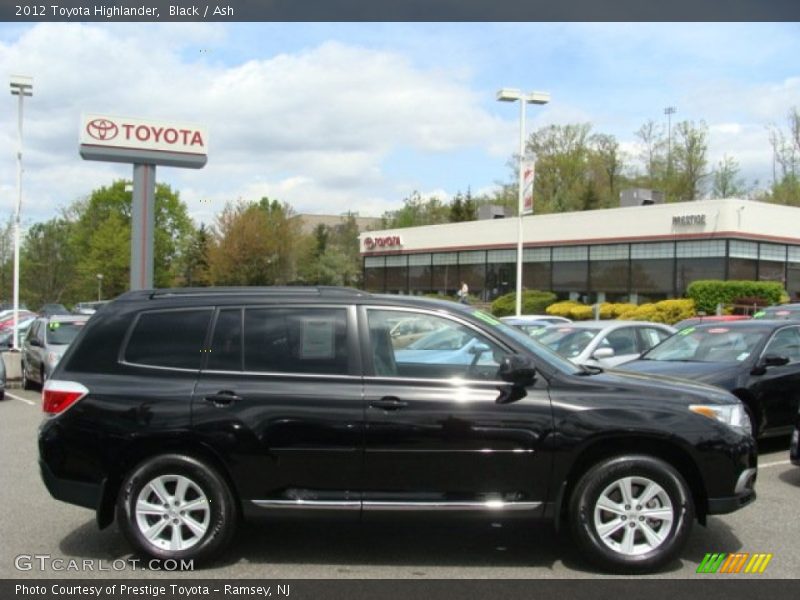Black / Ash 2012 Toyota Highlander