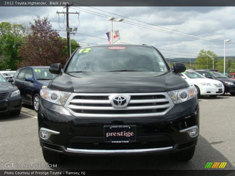 Black / Ash 2012 Toyota Highlander