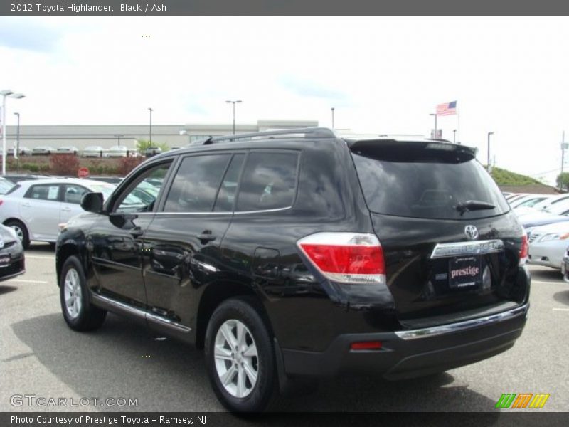 Black / Ash 2012 Toyota Highlander