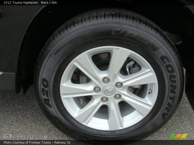 Black / Ash 2012 Toyota Highlander