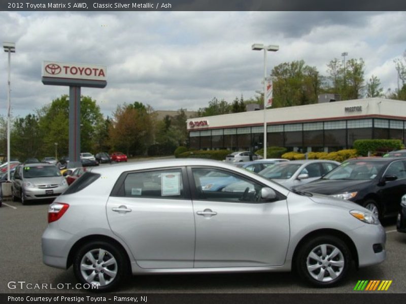 Classic Silver Metallic / Ash 2012 Toyota Matrix S AWD