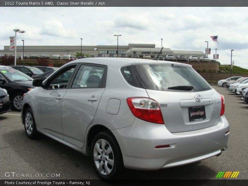 Classic Silver Metallic / Ash 2012 Toyota Matrix S AWD