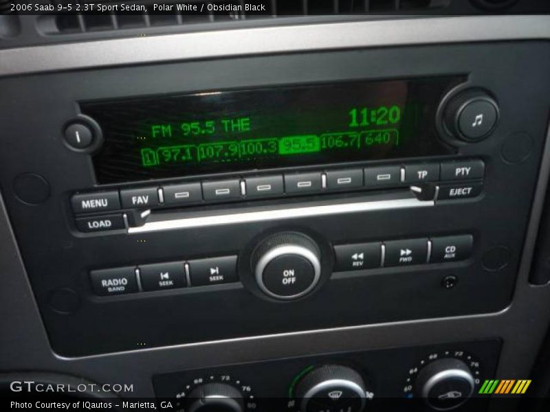 Polar White / Obsidian Black 2006 Saab 9-5 2.3T Sport Sedan