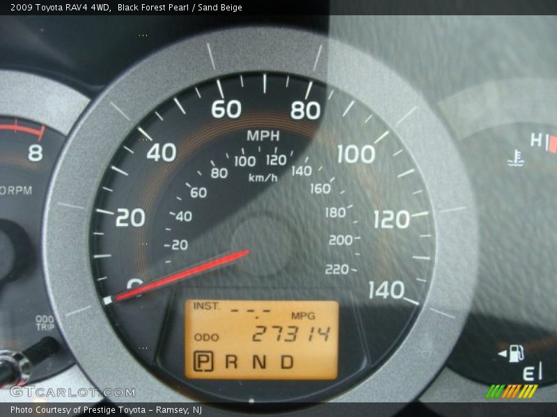 Black Forest Pearl / Sand Beige 2009 Toyota RAV4 4WD
