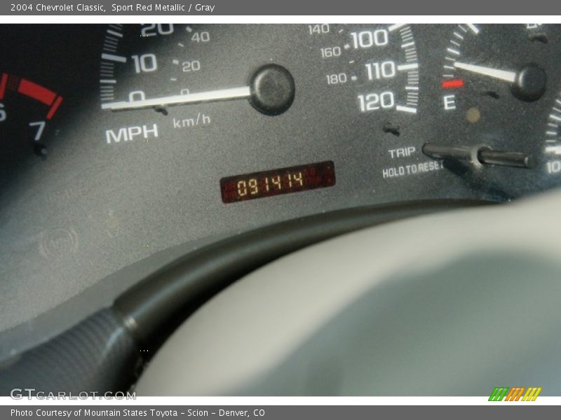 Sport Red Metallic / Gray 2004 Chevrolet Classic