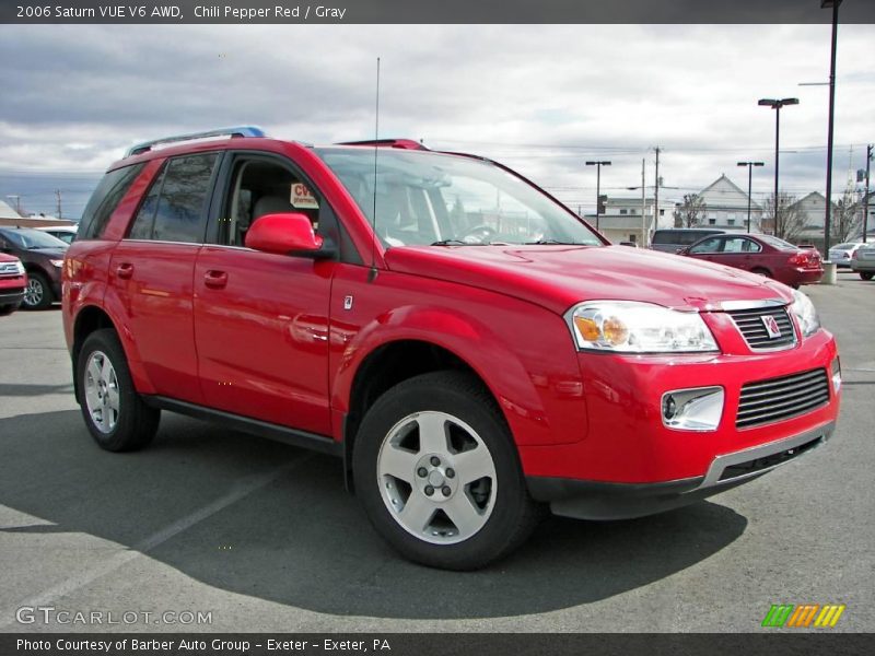 Chili Pepper Red / Gray 2006 Saturn VUE V6 AWD