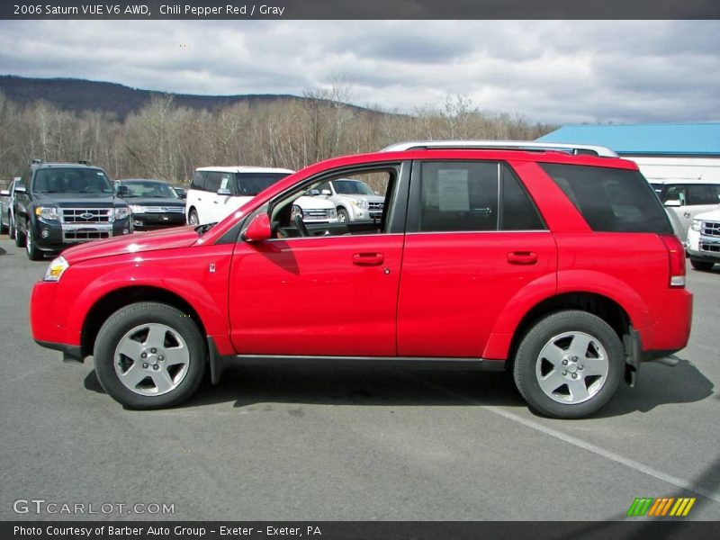 Chili Pepper Red / Gray 2006 Saturn VUE V6 AWD