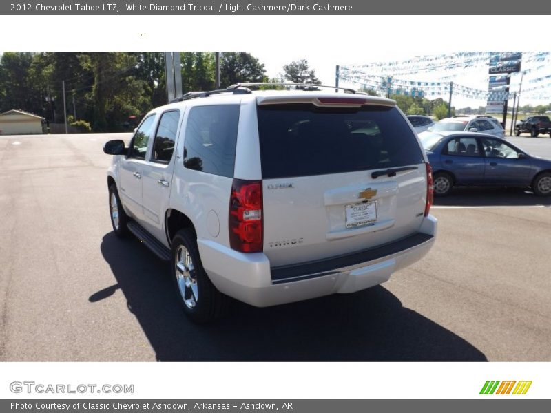White Diamond Tricoat / Light Cashmere/Dark Cashmere 2012 Chevrolet Tahoe LTZ