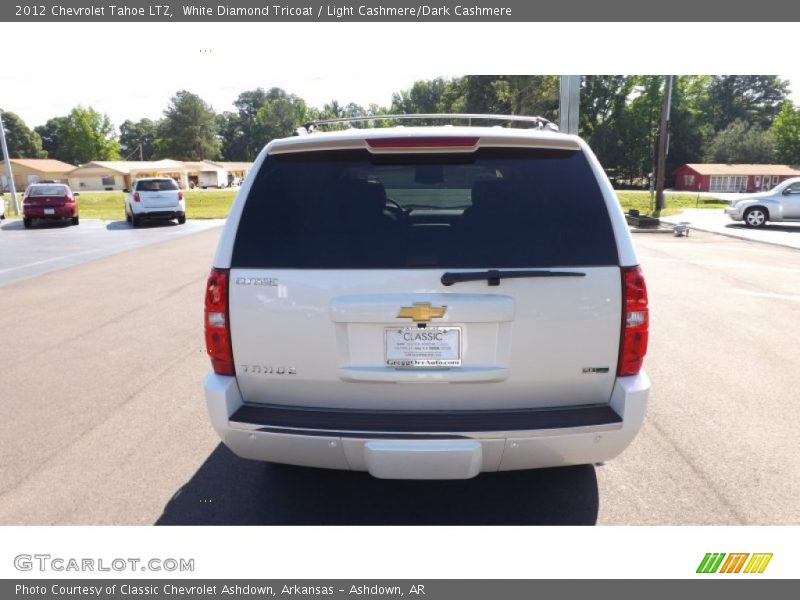 White Diamond Tricoat / Light Cashmere/Dark Cashmere 2012 Chevrolet Tahoe LTZ