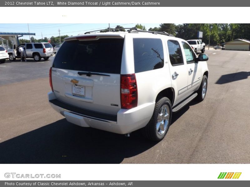 White Diamond Tricoat / Light Cashmere/Dark Cashmere 2012 Chevrolet Tahoe LTZ