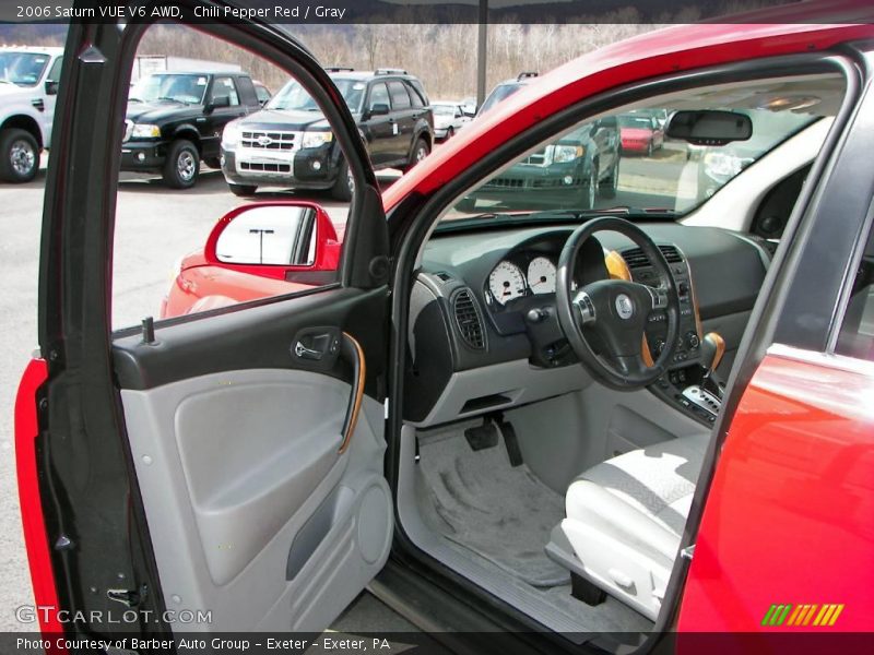 Chili Pepper Red / Gray 2006 Saturn VUE V6 AWD