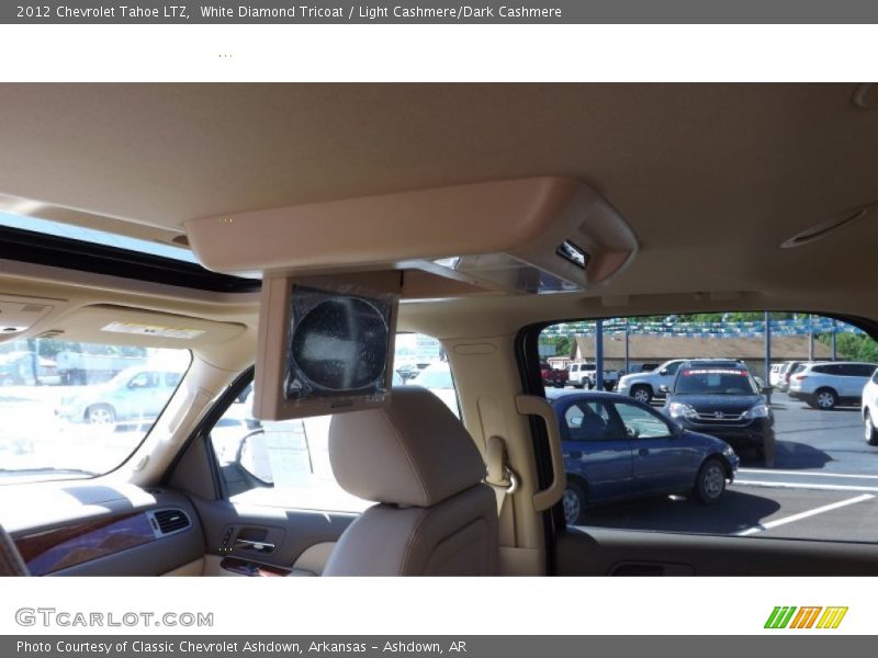 White Diamond Tricoat / Light Cashmere/Dark Cashmere 2012 Chevrolet Tahoe LTZ