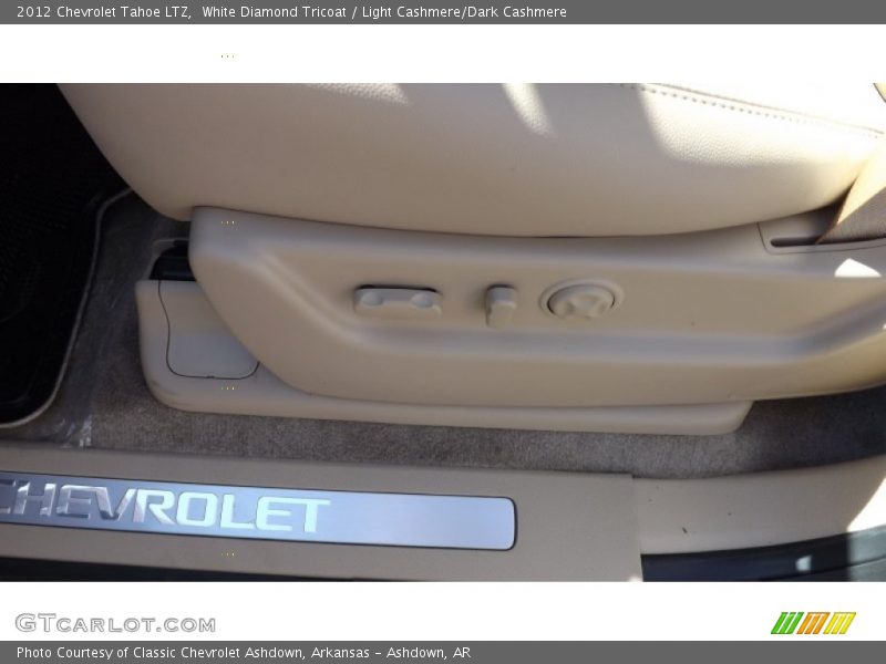 White Diamond Tricoat / Light Cashmere/Dark Cashmere 2012 Chevrolet Tahoe LTZ