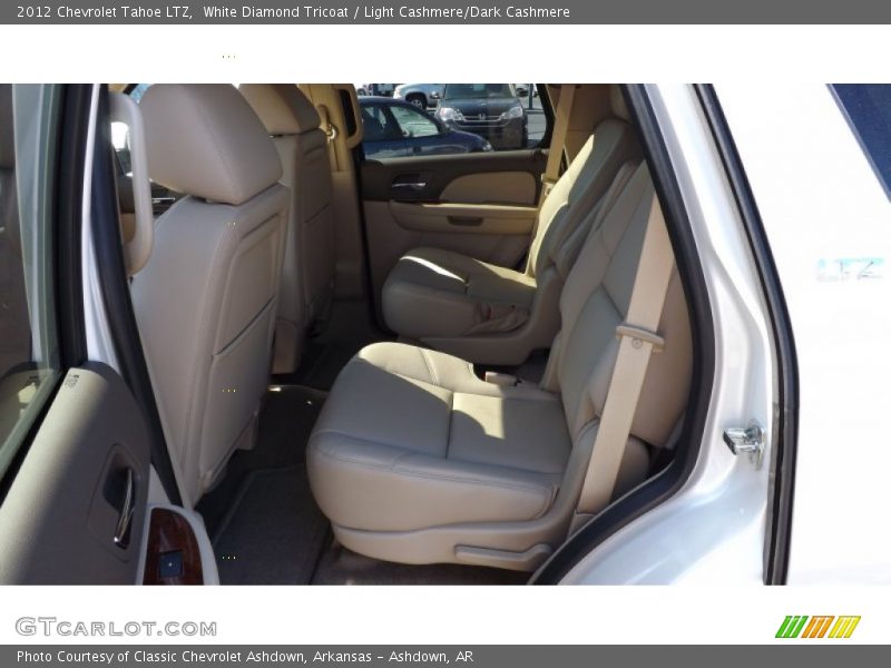 White Diamond Tricoat / Light Cashmere/Dark Cashmere 2012 Chevrolet Tahoe LTZ