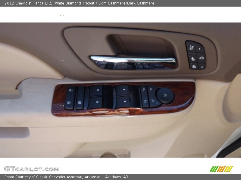 White Diamond Tricoat / Light Cashmere/Dark Cashmere 2012 Chevrolet Tahoe LTZ