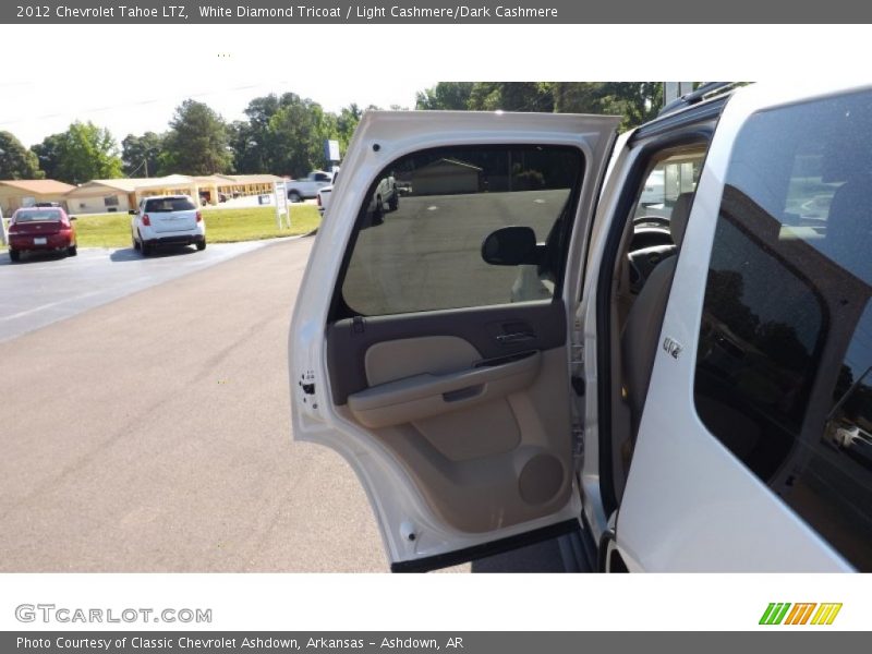White Diamond Tricoat / Light Cashmere/Dark Cashmere 2012 Chevrolet Tahoe LTZ