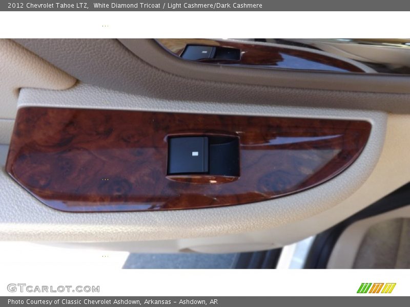 White Diamond Tricoat / Light Cashmere/Dark Cashmere 2012 Chevrolet Tahoe LTZ