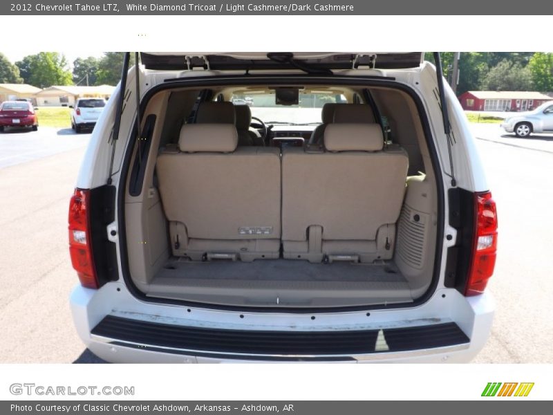 White Diamond Tricoat / Light Cashmere/Dark Cashmere 2012 Chevrolet Tahoe LTZ