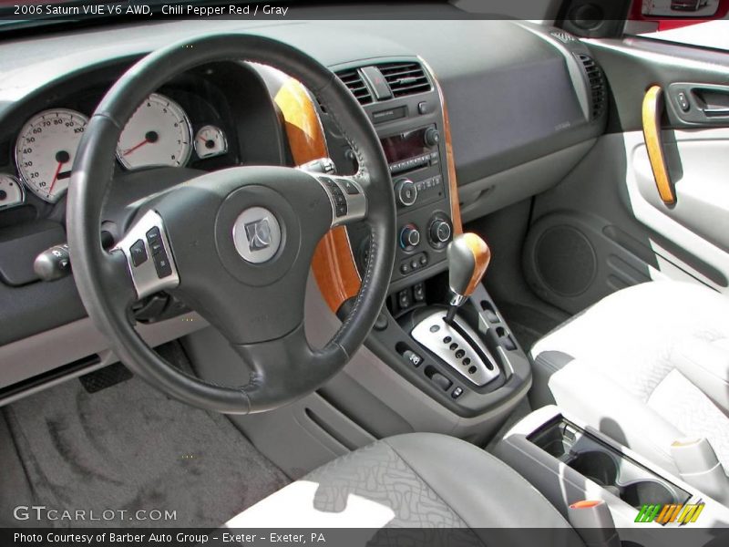 Chili Pepper Red / Gray 2006 Saturn VUE V6 AWD