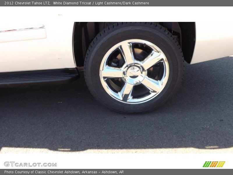 White Diamond Tricoat / Light Cashmere/Dark Cashmere 2012 Chevrolet Tahoe LTZ