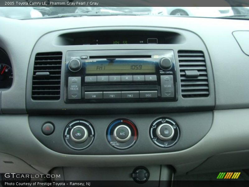 Phantom Gray Pearl / Gray 2005 Toyota Camry LE