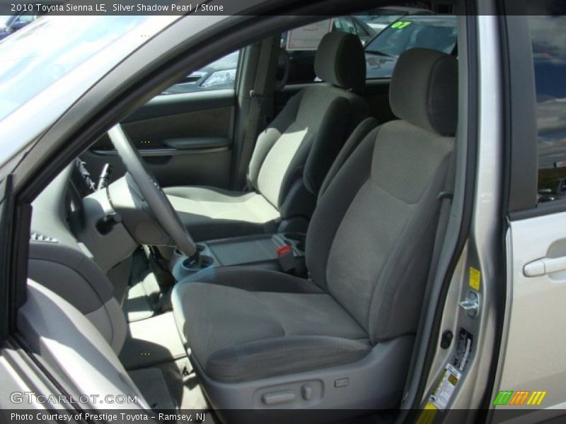Silver Shadow Pearl / Stone 2010 Toyota Sienna LE