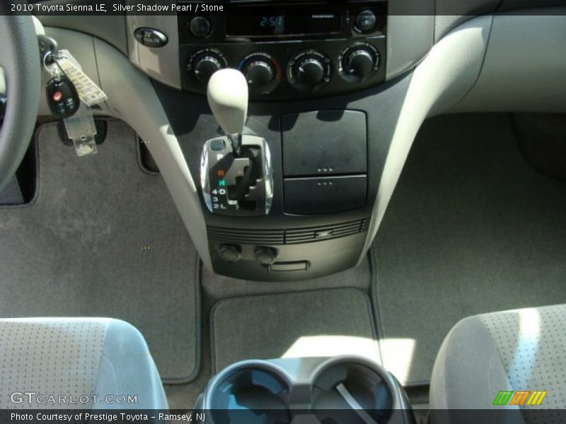 Silver Shadow Pearl / Stone 2010 Toyota Sienna LE