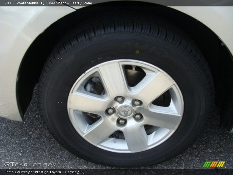 Silver Shadow Pearl / Stone 2010 Toyota Sienna LE