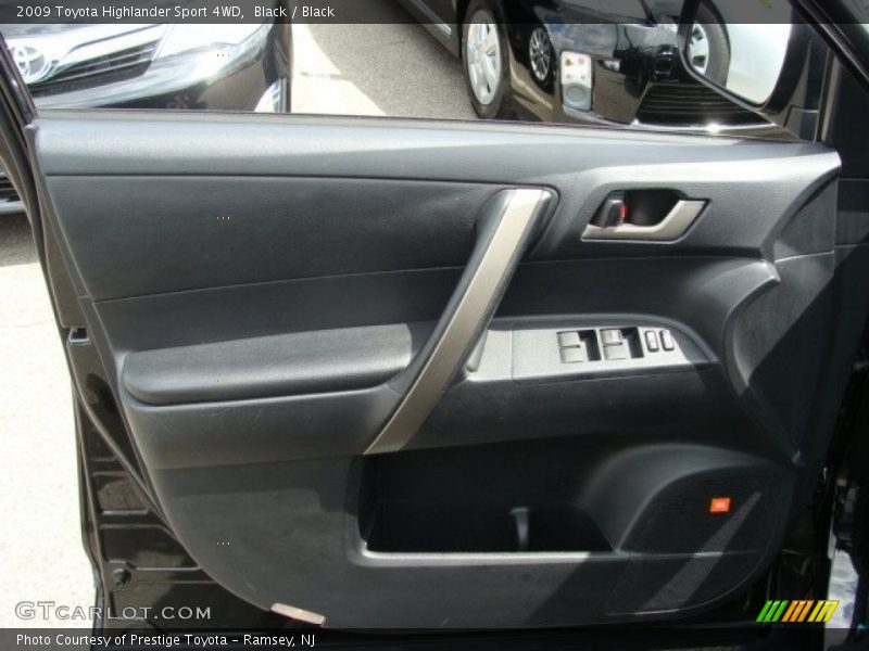 Black / Black 2009 Toyota Highlander Sport 4WD