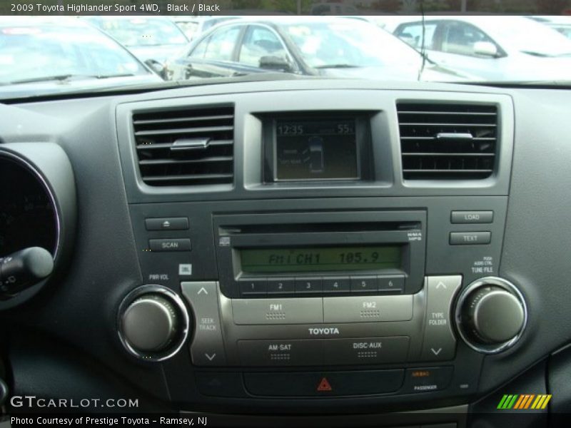 Black / Black 2009 Toyota Highlander Sport 4WD