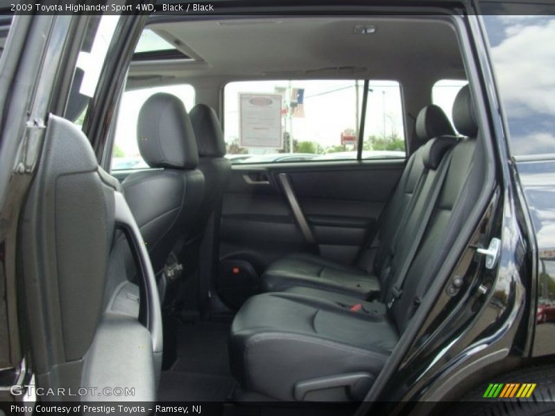 Black / Black 2009 Toyota Highlander Sport 4WD