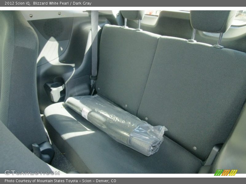 Blizzard White Pearl / Dark Gray 2012 Scion iQ