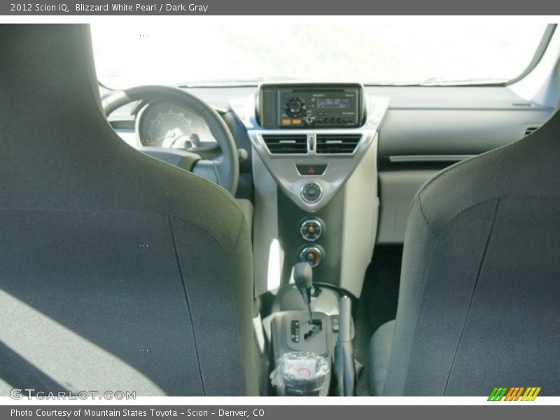 Blizzard White Pearl / Dark Gray 2012 Scion iQ