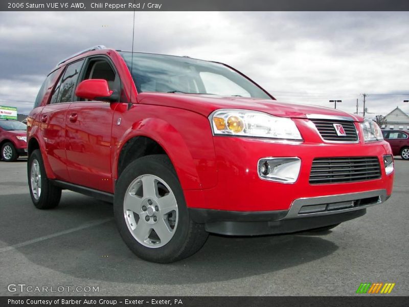 Chili Pepper Red / Gray 2006 Saturn VUE V6 AWD