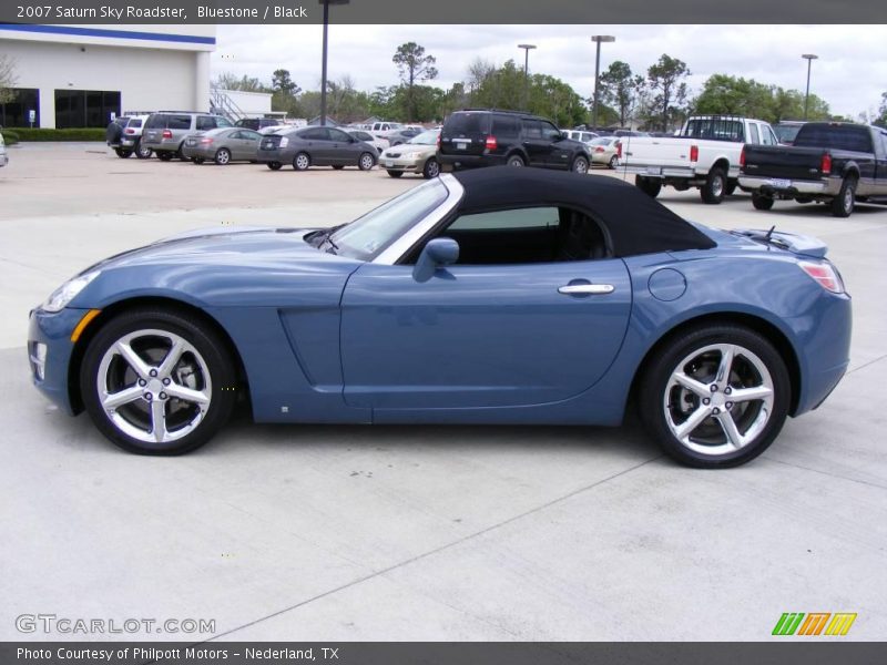 Bluestone / Black 2007 Saturn Sky Roadster