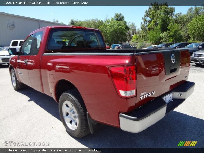 Red Brawn / Steel Gray 2006 Nissan Titan XE King Cab