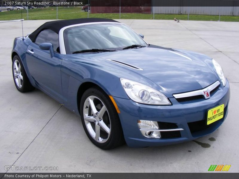 Bluestone / Black 2007 Saturn Sky Roadster
