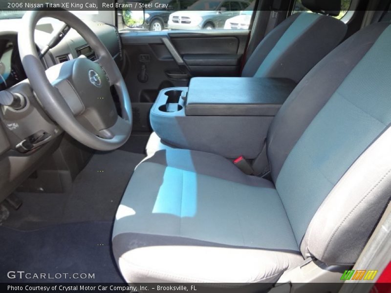 Red Brawn / Steel Gray 2006 Nissan Titan XE King Cab