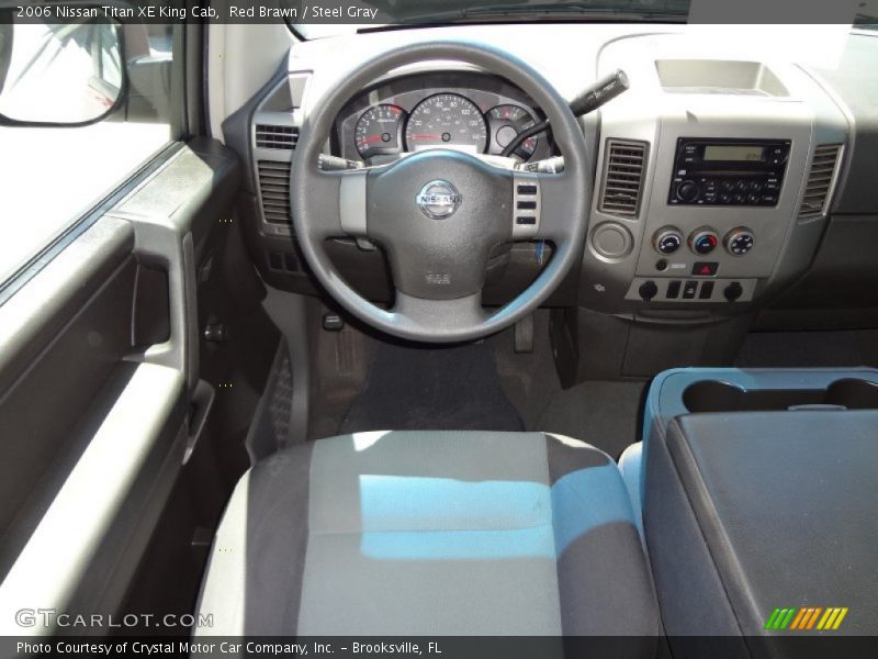 Red Brawn / Steel Gray 2006 Nissan Titan XE King Cab