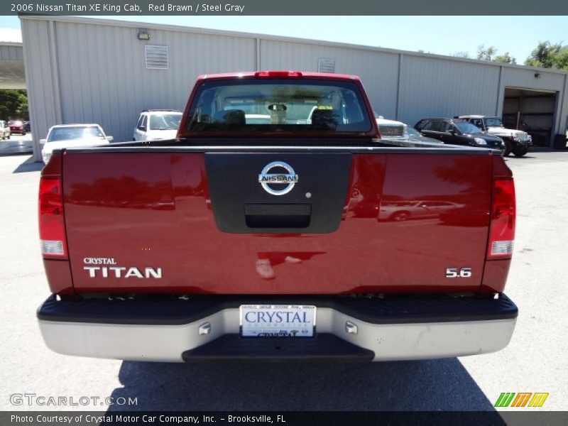 Red Brawn / Steel Gray 2006 Nissan Titan XE King Cab