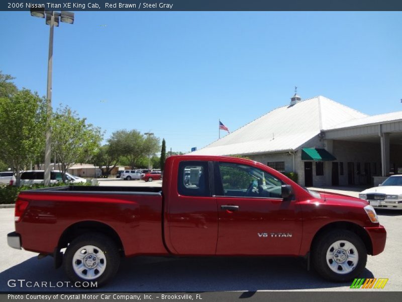 Red Brawn / Steel Gray 2006 Nissan Titan XE King Cab
