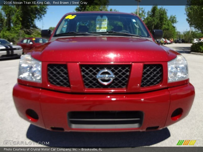 Red Brawn / Steel Gray 2006 Nissan Titan XE King Cab