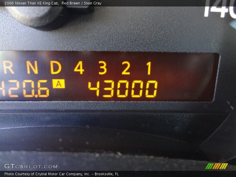 Red Brawn / Steel Gray 2006 Nissan Titan XE King Cab