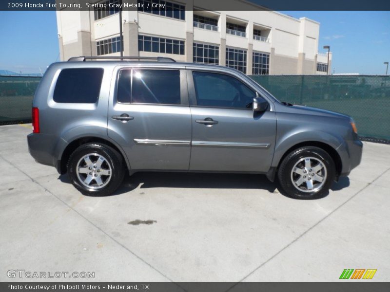 Sterling Gray Metallic / Gray 2009 Honda Pilot Touring