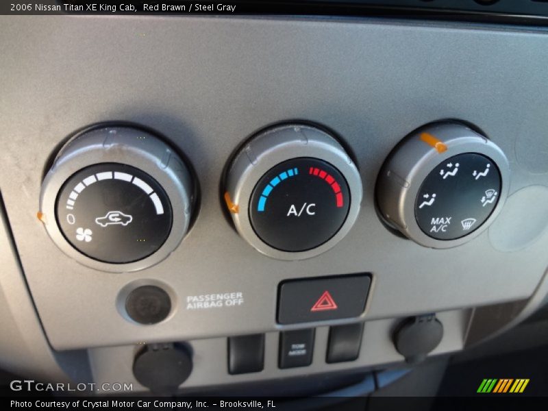 Red Brawn / Steel Gray 2006 Nissan Titan XE King Cab