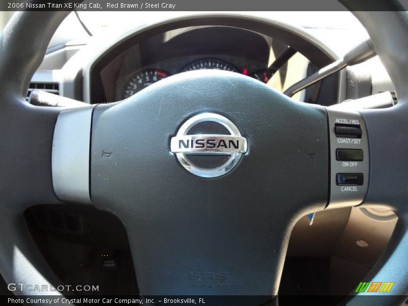 Red Brawn / Steel Gray 2006 Nissan Titan XE King Cab