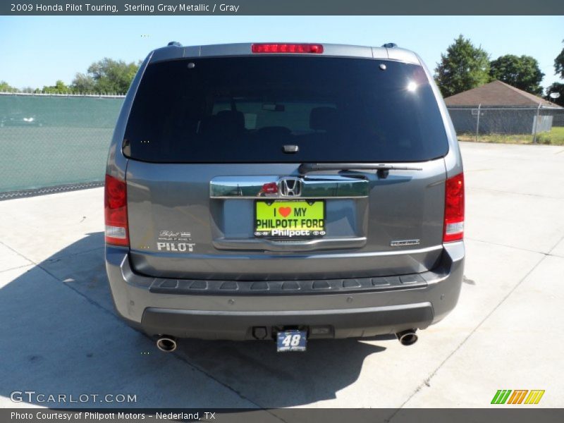 Sterling Gray Metallic / Gray 2009 Honda Pilot Touring